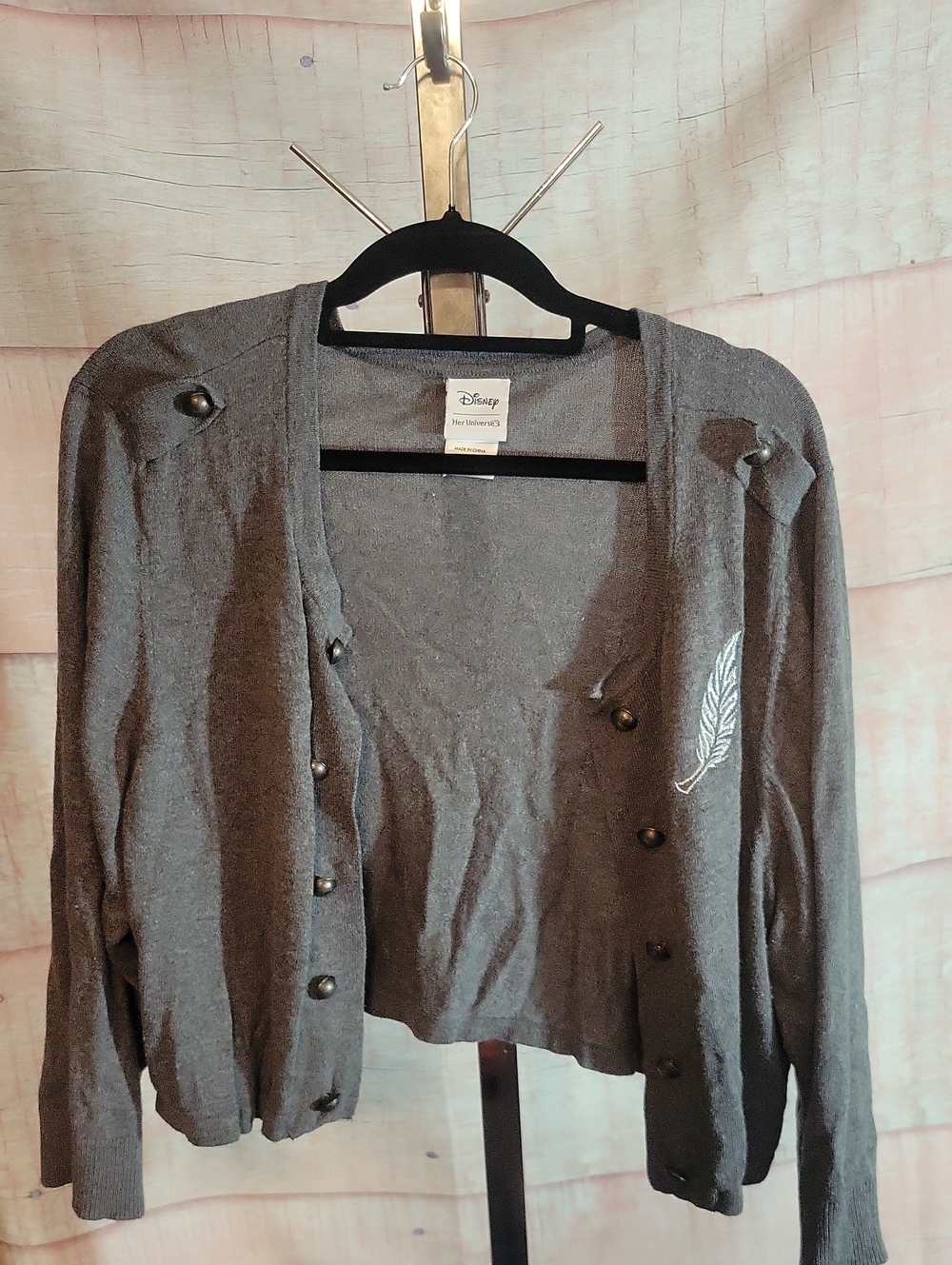 Torrid Her Universe Disney Dumbo Feather Embroidered Open Cardigan